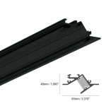 ALUMINIUM PROFILE #159 BLACK