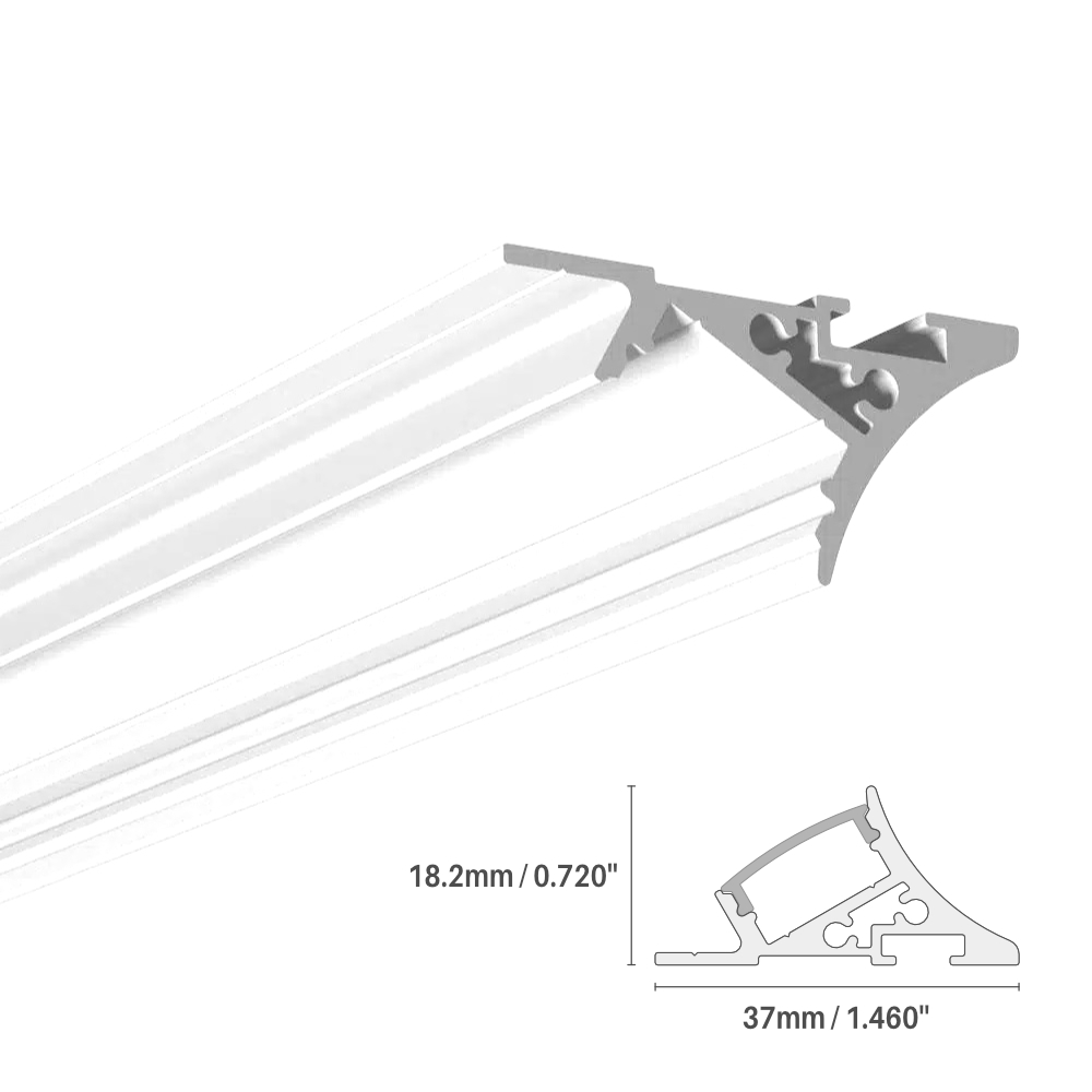 ALUMINIUM PROFILE #165 WHITE
