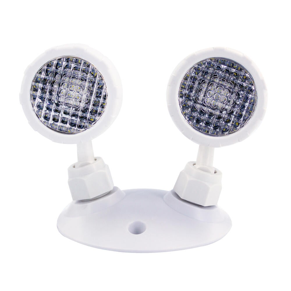 TÊTES DÉPORTÉES D'ÉCLAIRAGE D'URGENCE DOUBLE 2X2W 3.6-24VDC