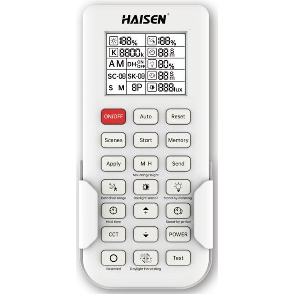 TÉLÉCOMMANDE UNIVERSELLE V2 SPECLITE POUR SENSORS D'OCCUPATION ET DE LUMIÈRE DU JOUR HAISEN – ACCESSOIRE HIGHBAY UFO