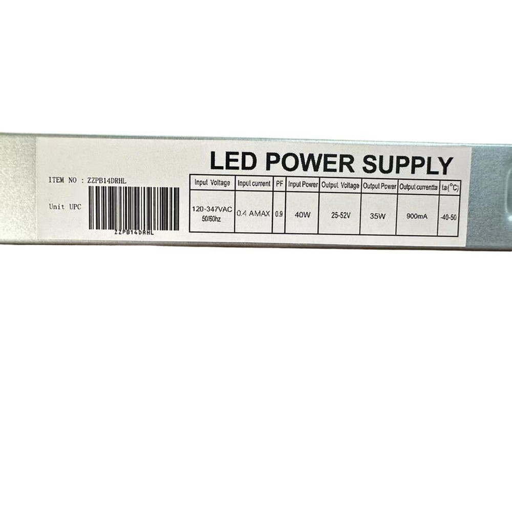 LED Driver DSY 120-347VAC 25-52VDC 40W 1.05A Dimmable 0-10VDC UL